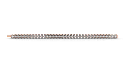 23.40 CTW Oval Diamond Bracelet in 14K Rose Gold – Luxury  Tennis Bracelet