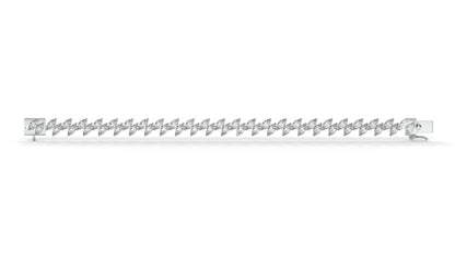 12.50 CTW Marquise Diamond Bracelet in 14K White Gold – Double Row Design
