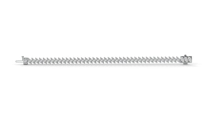 11.50 CTW Marquise Diamond Bracelet in 14K White Gold
