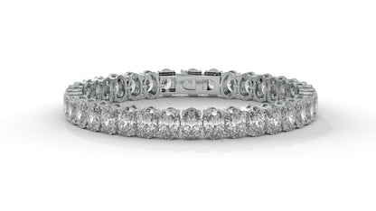 23.40 CTW Oval Diamond Bracelet in 14K White Gold – Luxury  Tennis Bracelet