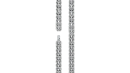 23.40 CTW Oval Diamond Bracelet in 14K White Gold – Luxury  Tennis Bracelet