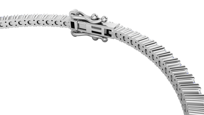 3.12 Ctw Round Brilliant Diamond Tennis Bracelet In 14K White Gold