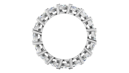 4.80 Ctw Marquise Cut Diamond Eternity Band Set In 14K White Gold