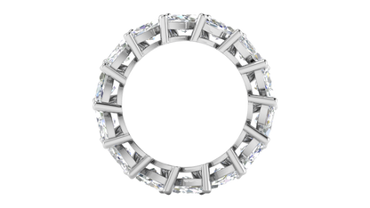 7.00 Ctw Marquise Cut Diamond Eternity Band Set In 14K White Gold