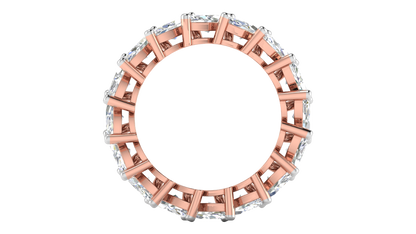 4.80 Ctw Marquise Cut Diamond Eternity Band Set In 14K Rose Gold